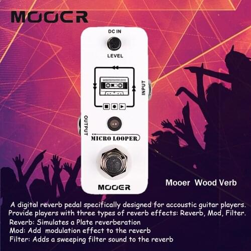 Mooer Mlp1 Micro Loop Pedal Looper Switcher Guitar Electric Guitars Accessories for Guitar Processor Effects Pedal 30 Min Time