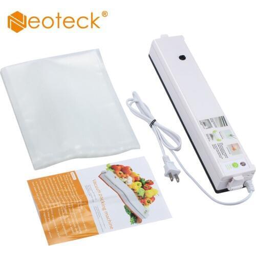 Neoteck Household Multifunctional Vacuum Sealer Automatic for Food Preservation with 20pcs Sealer Bags