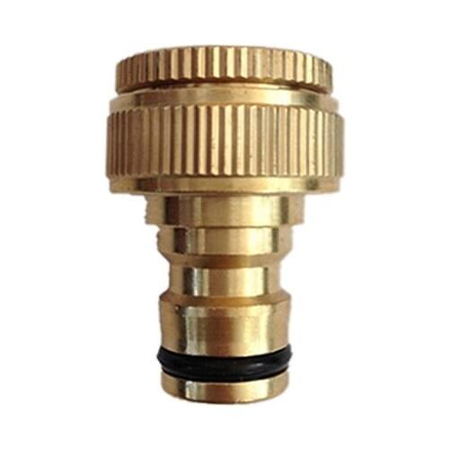 1PCS 1/2 "3/4" 16mm Hose Pure Brass Faucets Standard Connector Washing Machine Gun Quick Connect Fitting Pipe Connections