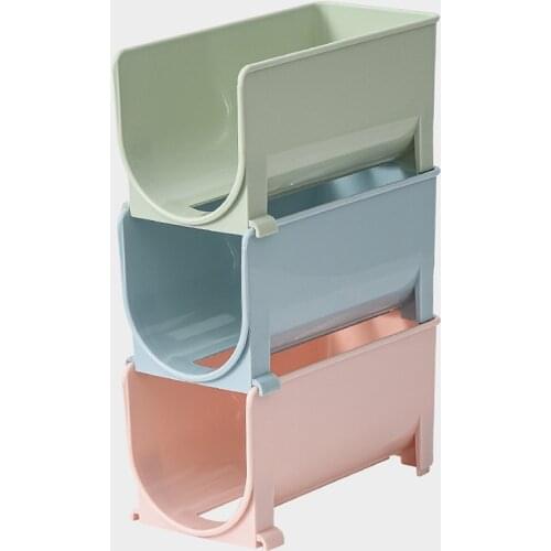 Refrigerator U-Shaped Can Stack Wine Rack Beers Beverage Can Storage Rack for Home Fridge Organizer TS2