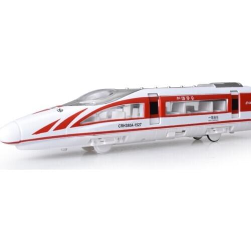 Simulated Alloy Harmony High Speed Metro Model Childrens Acousto-optic Toy Vehicle Train Childrens Toys Cars Toys for Children