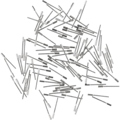 100 Pieces Metal Stem Extensions Extenders Watch Repair For Stems Threads Repair Tools