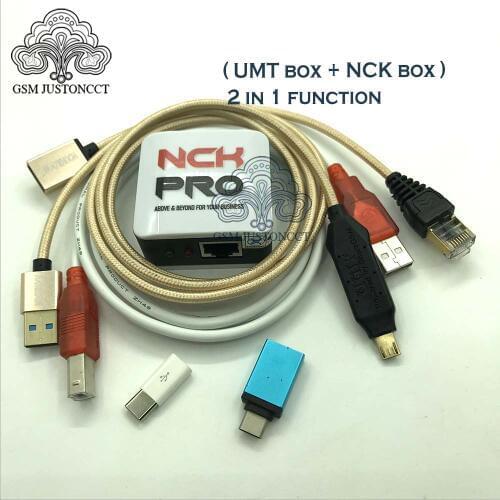 2020 version nck pro box (umt +NCk all in one activation )+All In One Boot Cable (umf cable )+A-B Cable for hua wei