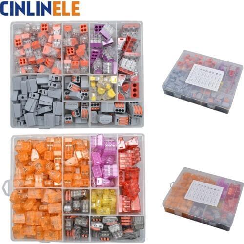 210 Pieces Connector Set Beautiful Box Models Wire Wiring Conductor Terminals Block 5 Room House Electrician Decoration