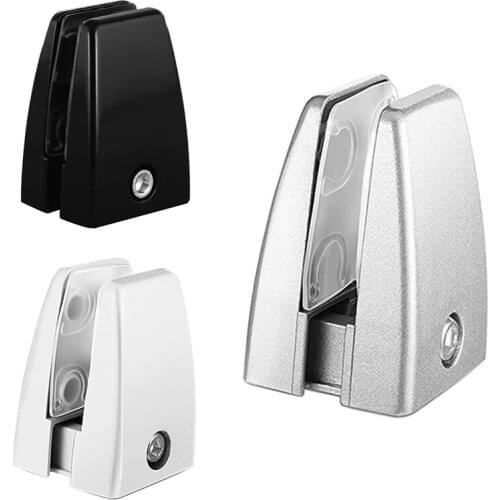 4 Pieces Sneeze Guard Bracket Support Aluminum Alloy Sneeze Guard Clamp Office Desk Partition Support Bracket