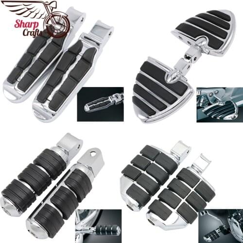 Motorcycle Accessories Passenger Driver Rider Floorboards Foot Pegs Footrests For Honda Shadow VT1100 1100 Sabre VT1100 Spirit