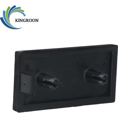KINGROON ALuminum Profile End Cap Cover 2040 Plastic ABS Plate black for KP3S Aluminum Profile Double Hole
