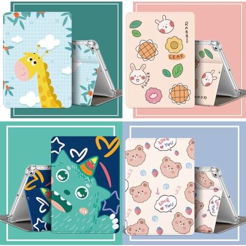 Case For iPad 10.2 10.5 inch 2019 Case Leather Smart Soft Cover For ipad mini 1 2 3 4 5 IPad Air 1 2 3 2018 Pro 11 Silicone Case