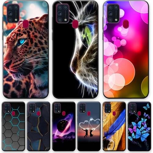 For Samsung M31 Case TPU Phone Bag on Galaxy M31 Soft Silicone Case For Samsung M31 m31 Animal Style Back Cover For Samsung M31