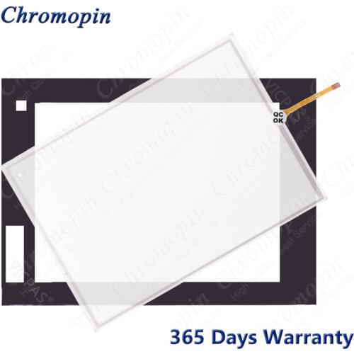 For Mitsubishi GT1695-XTBA Touch Panel Screen Glass Digitizer for Mitsubishi GT1695-XTBD Touchscreen and Overlay Protective Film