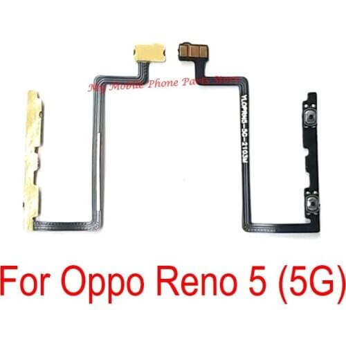 Power Volume Flex Cable For OPPO Reno 5 Reno5 (5G) Volume Power Side Button Key Flex Cable Replacement Spare Parts
