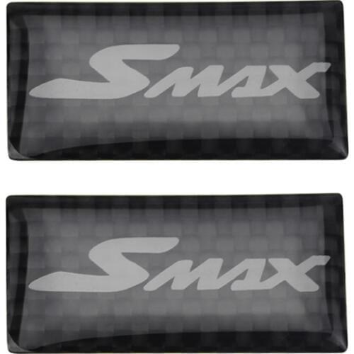 KODASKIN Motorcycle 3D Raise Real Carbon Stickers Emblem Decals for Motorbike YAMAHA SMAX
