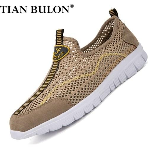 Fashion Sneakers Men Designer Mesh Casual Shoes Men Loafers Breathable Walking Shoes Slip on Men Driving Shoes Zapatillas Hombre