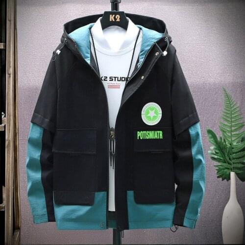 2021 Spring Autumn Popular Thicken Fleece Hooded Mens Jacket Casual Warm Outwear Plush Coat Slim Fit Quality Street Clothes