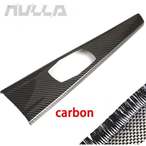 LHD for BMW Multimedia Panel Cover Trim F30 F34 F33 F36 3 4 Series 2014-2018 Carbon Fiber Interior Accessories