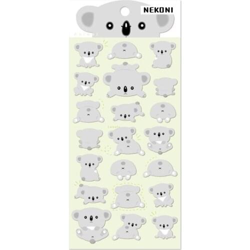 Cute Koala Animal Stickers Hand Account Album Decoration Stickers for Notebook Cup Computer