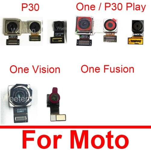Rear Main Camera For Motorola Moto One / One Vision Front Facing Camera Module Flex Ribbon Cable Repair Replacement Parts