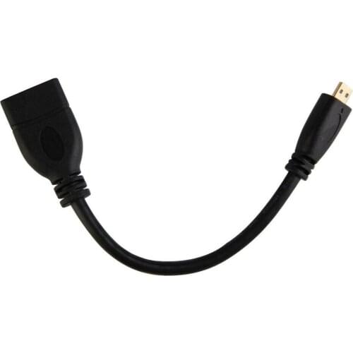 Micro Male D To HDMI-compatible Female A Jack Adpter Cable Convertor 1080P Cro HDMI-compatible Convertor