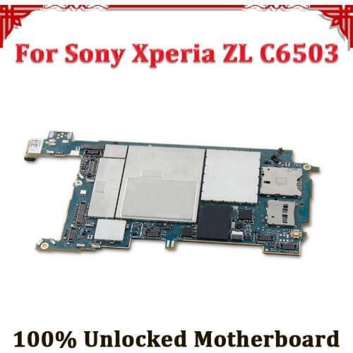 TDHHX 100% Unlocked Full Working Mainboard Logic Board Motherboard For Sony Xperia ZL C6503 Motherboard With Full chips
