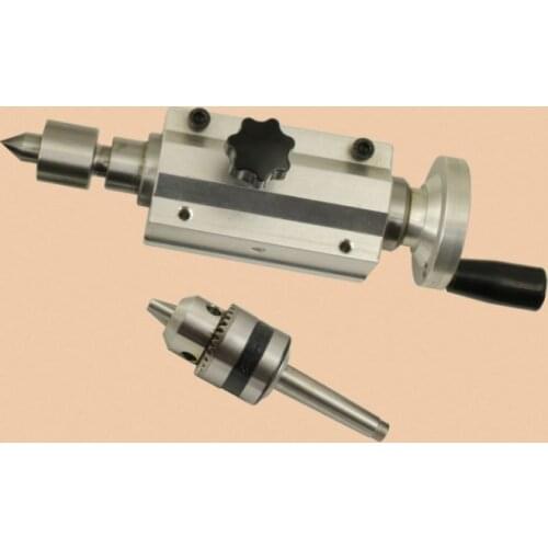 Woodworking lathe spindle tailstock, MT1 tailstock thimble, drill chuck