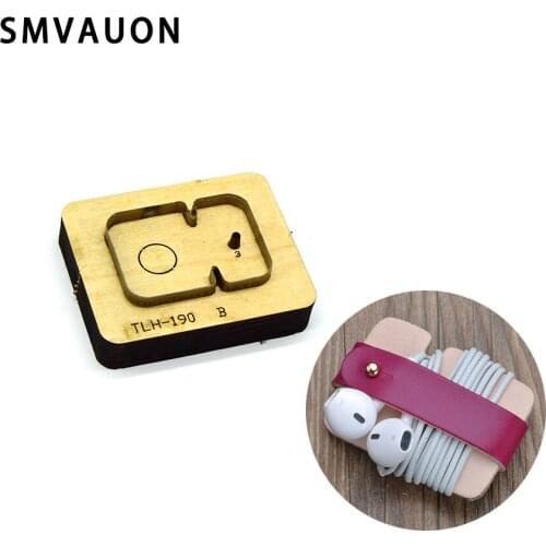 SMVAUON Scrapbooking cutting die decoration DIY New Jewelry Wood Die-cut Leather Cable Thread Steel Die Suitable for Die-cutting
