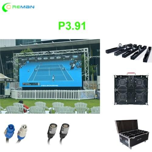 LED Display P3.91 Indoor LED Screen 500x500mm Video Panel Full Color Audio sound system