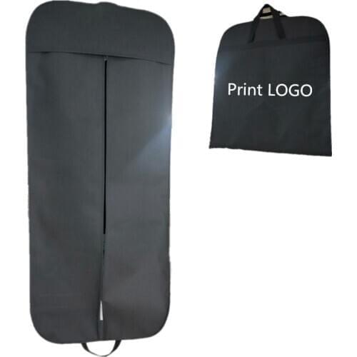 In Stock 130*60 High End Storage Bag Suit Coat Garment Dust Cover Portable Travel Business Folding Hanging Thick Non Woven