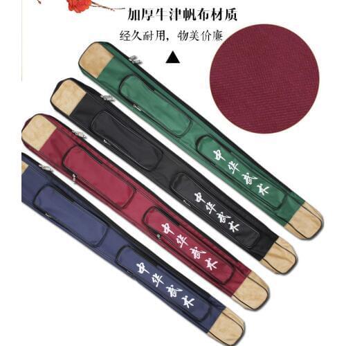 High quality Thicken canvas one-layer wushu knifepackage martial arts sword bags tai chi kung fu bag
