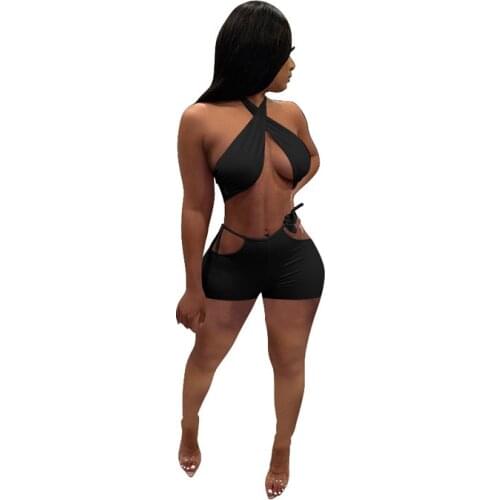 Top Women In 2021 Shorts Sets Womens Fashion Sexy Solid Color Two-Piece Shorts Short Casual Suit Womens Summer Suit