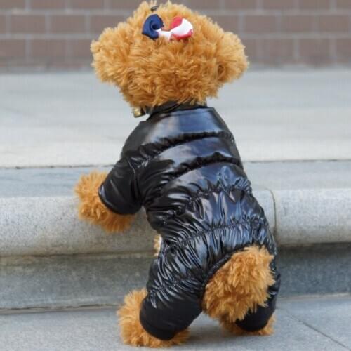 Winter Dog Clothes For Small Dogs Warm Plus Velvet Pet Coat Jacket Waterproof Puppy Outfit Chihuahua French Bulldog Pug Clothing