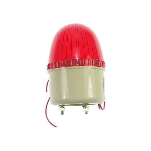 1PCS 24VDC RED MINI Caution Light Beacon Warning Signal Light Lamp Spiral Fixed