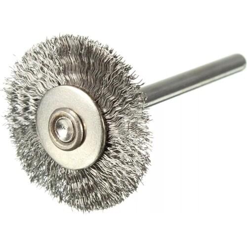22mm New Steel Wire Wheel Brush Compatible for Die Grinder Dremel Rotary Tools