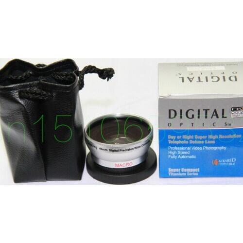 46mm 0.45x WIDE Angle + Macro Conversion LENS 46 0.45 Silver