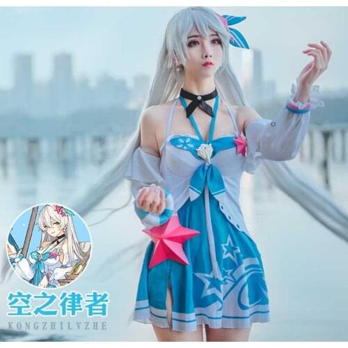 Anime Honkai Impact 3 Herrscher Cosplay Costume Swimsuit Daily Women Carnival Party Uniform Brand New
