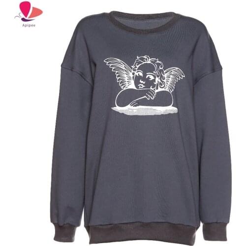 Женские толстовки с принтом Apipee China At AliExpress