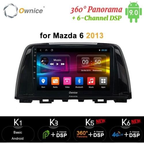 Ownice Android 9.0 For Mazda CX-5 2012-2015 DSP Car DVD Player Multimedia 4G + 64GB 4G LTE GPS Auto radio Carplay Wifi Bluetooth