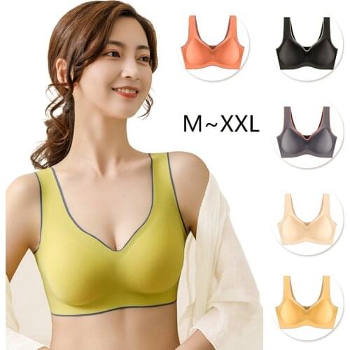Quick Dry Sports Bras for Womem Plus Size Seamless Bra Push Up Bralette Yoga Tube Tops for Women Gym Accessories Gathered Bra