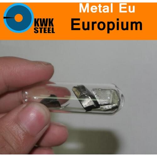 Eu Europium Bulk Argon Protect Pure 99.95% Periodic Table of Rare-earth Metal Elements for DIY Research Study Medicine Education