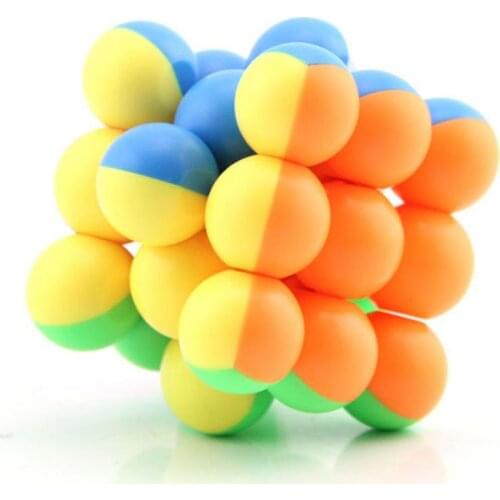 Round Ball 3x3x3 Magic Cube Professional Circular 3*3*3 Speed Cube Puzzle Toys For Educational Children Puzzle Toys Gifts