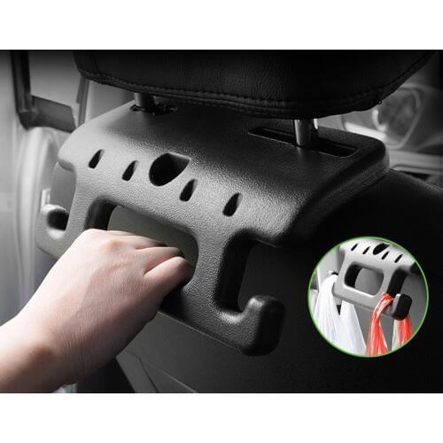 Car Rear Seat Hook Car Seat Safety Handrail Multifunctional Environmental Car Sundry Hook Universal Auto Seat Headrest Hanger