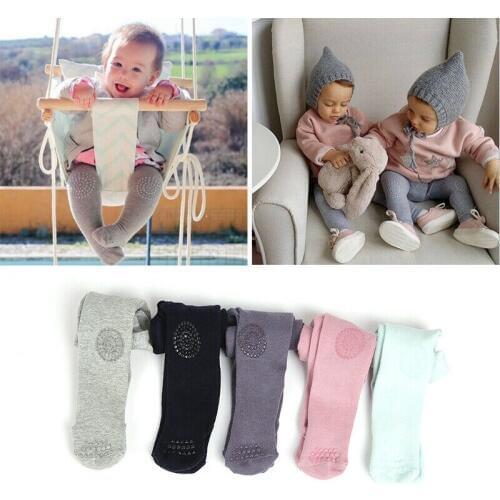 Hot Cute Baby Cotton Tights Infant Girl Toddler Newborn Kids Warm Pantyhose Soft Elastic Pants Pink&Blue Hot