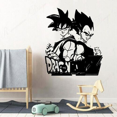 Manga Anime Cartoon Pattern Wall Sticker Vinyl Home Decor For Kids Boys Room Teens Bedroom Decals Wall Poster 4418