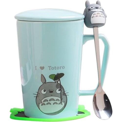 Cute Totoro Creative Ceramic Mugs Cup Tea Cup Milk Coffee Cup Cartoon Kitten / Totoro Home Office Cup Fruit Juice Coffee Cups