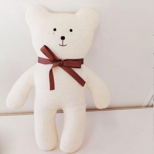Cuddly Bear Cub Plush Cute Stuffed Animal Soft Snuggle Toy Baby Sleep Mate Bedtime Appease Toy Bear For Baby Soother Toy