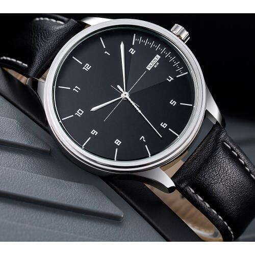 New Simple YAZOLE Design Mens Watch Luxury Chronograph Waterproof Leather Roman Watches Horloges Mannen Male Clock