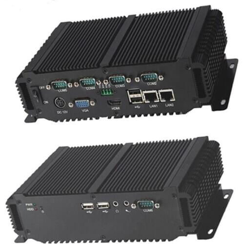 Wholesale Mini pc with 2*LAN 1*HDMI 1*VGA 6*Com embedded Industrial computer