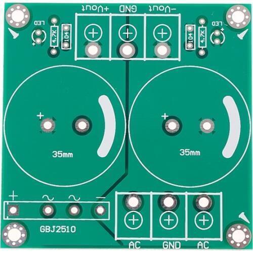 25A Single AC-DC Audio Amplifier Rectifier Filter Power Supply Board Bare Pcb