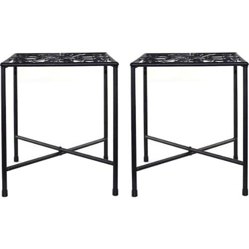 Flower Pot Shelf Plant Stand Wrought Iron Frame Multi-layer Space Saving Indoor Balcony Simplicity Shelf Garden Supplies