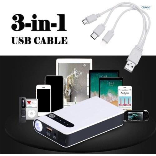 20000mAh 12V Portable Car Jump Starter Emergency Battery Booster Power bank Waterproof with LED Flashlight