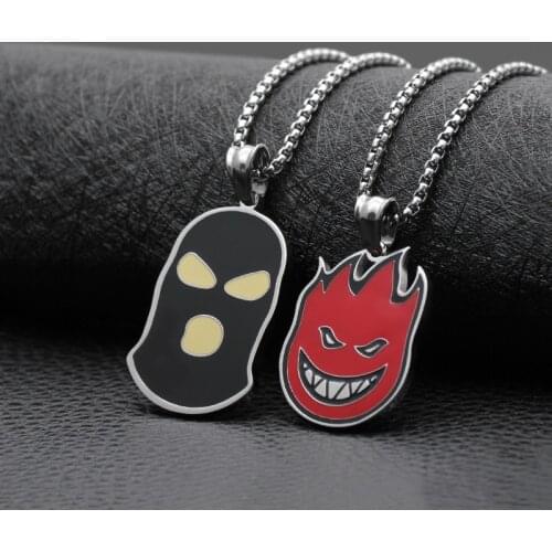 Street simple necklace male hip hop fashion female wild pendant with accessories